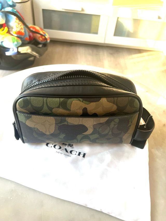 Neceser COACH original camuflaje