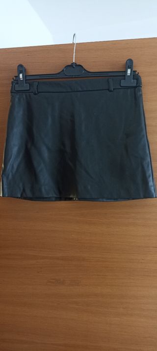 Falda negra Zara - Talla S