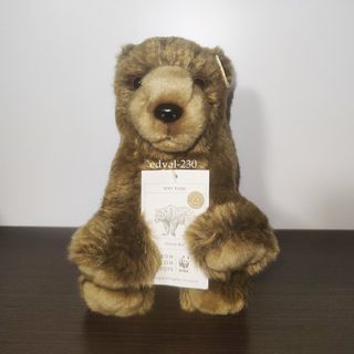 WWF peluche ORSO BRUNO GRIZZLY - 18 cm - Nuovo