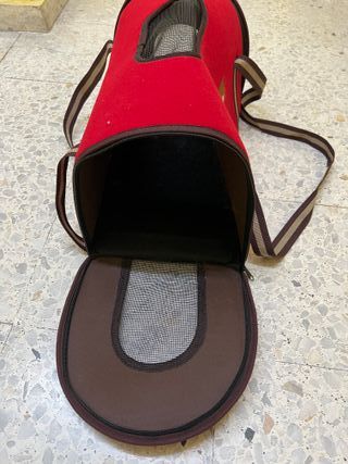 Transportín Pet Family rojo