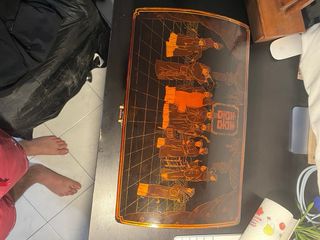Scatola laccata cinese vintage