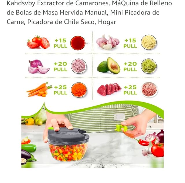 Picadora Manual Kahdsvby - Cocina