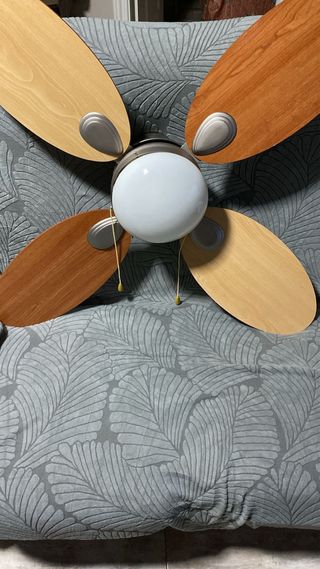 Ventilador techo 4 aspas madera