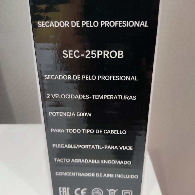 Secador de viaje plegable profesional