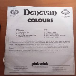 Donovan - Colours LP Vinilo