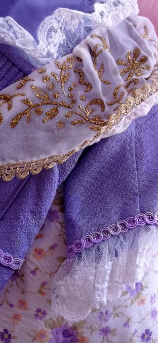 Traje de fallera niña 2 años