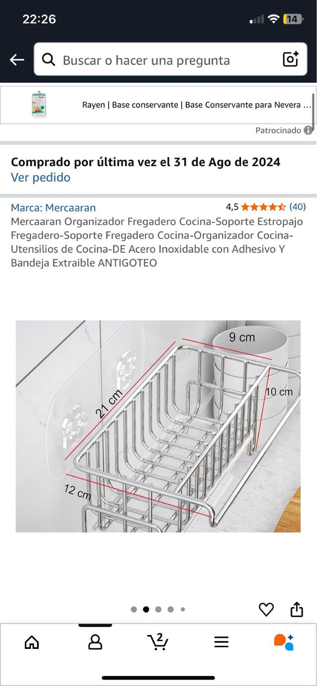 Soporte para estropajos