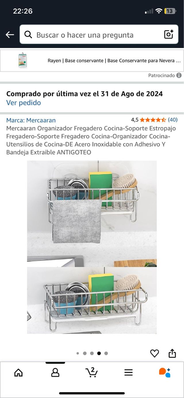 Soporte para estropajos