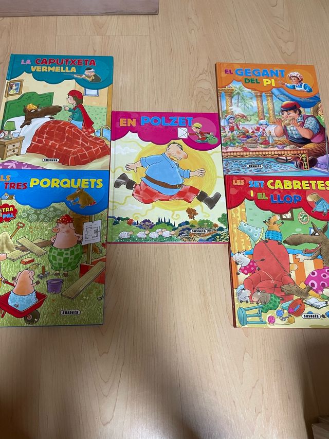 Pack de 5 libros infantiles en catalan