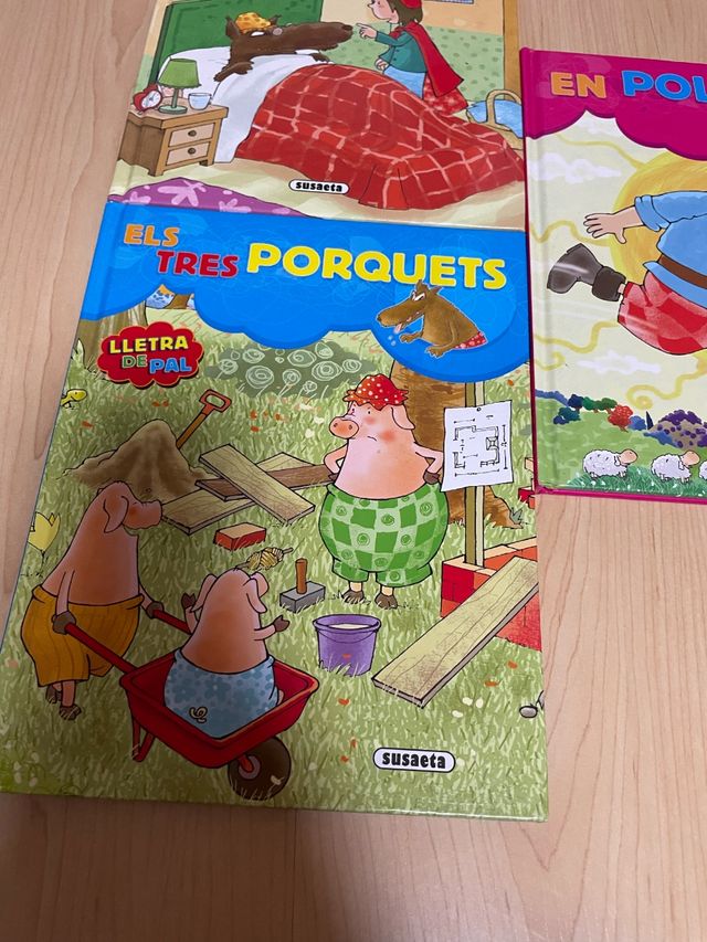 Pack de 5 libros infantiles en catalan