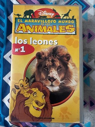 VHS El Maravilloso Mundo Animales: Los Leones