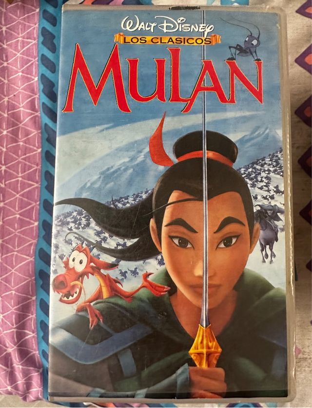 VHS Mulán - Disney Los Clásicos