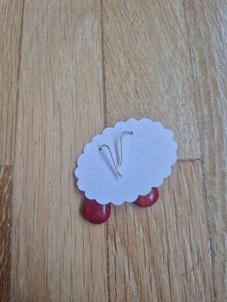 Pendientes plata y piedra