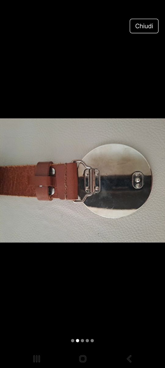 Cintura D&G marrone unisex