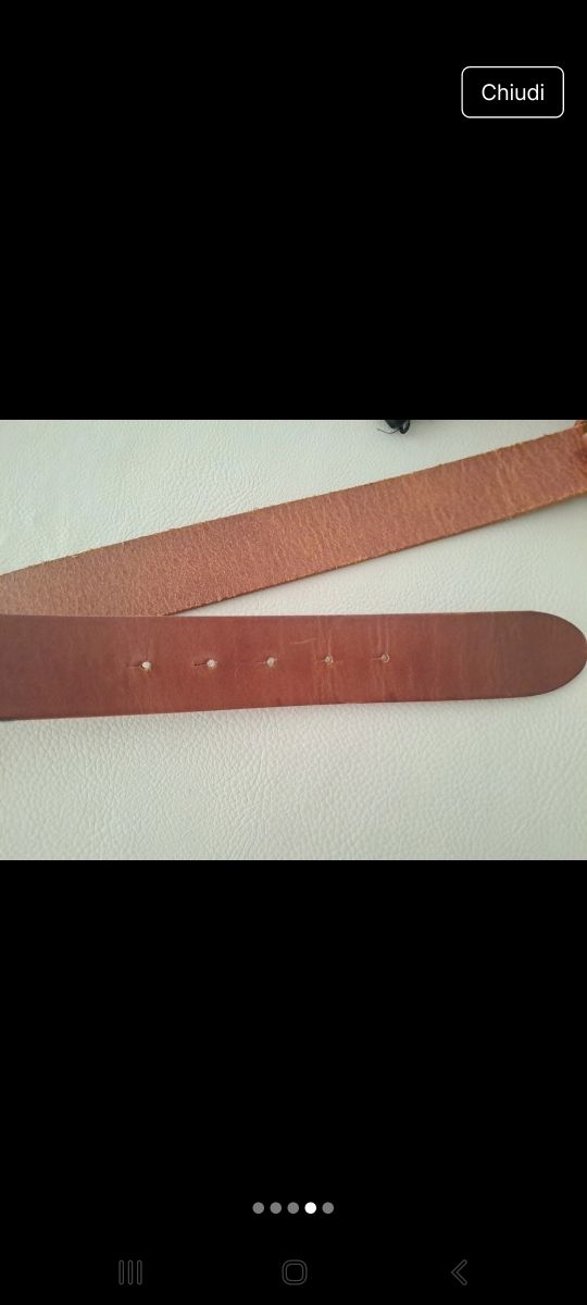 Cintura D&G marrone unisex