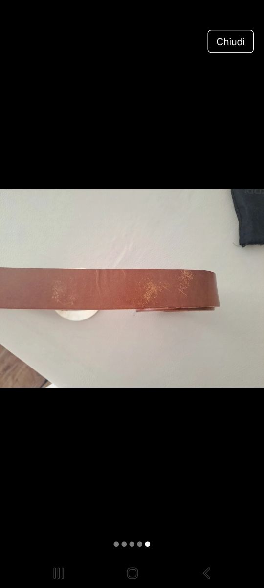 Cintura D&G marrone unisex