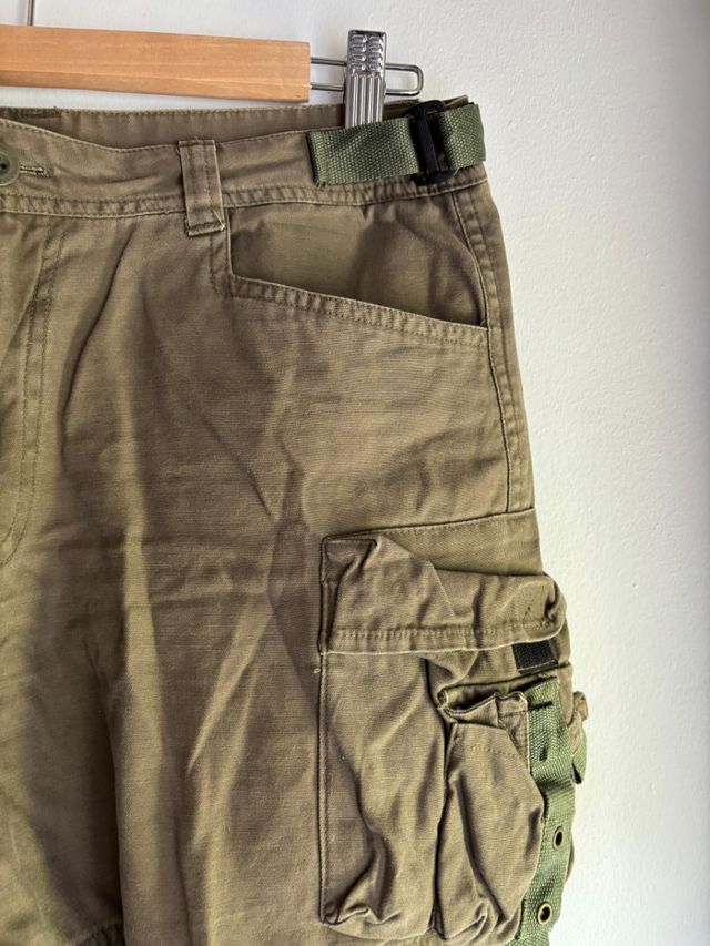 Shorts cargo verde oliva