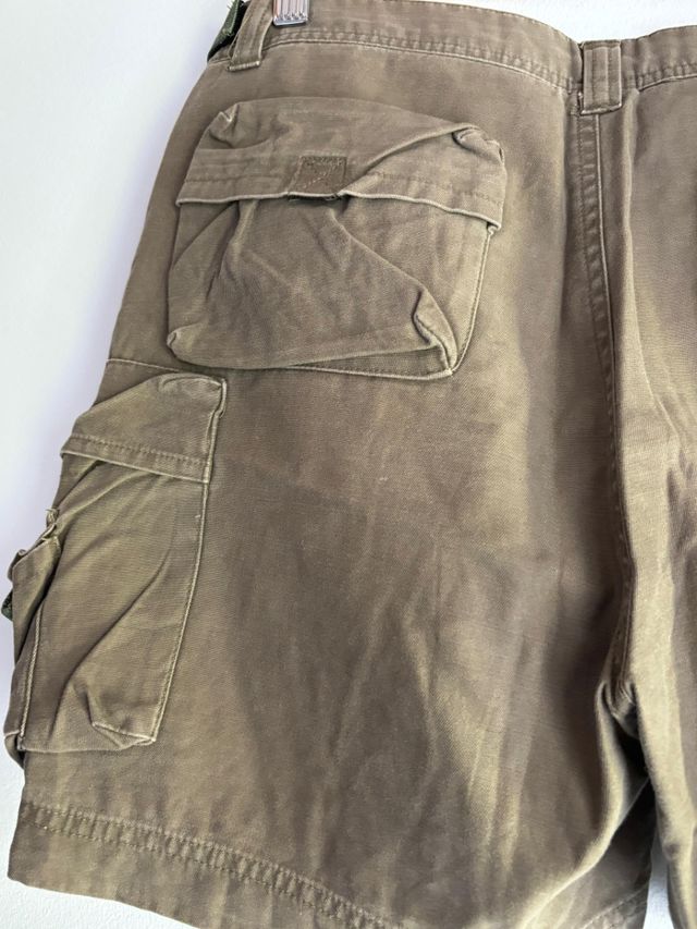 Shorts cargo verde oliva