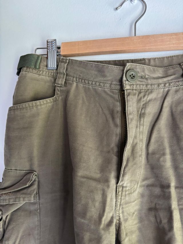 Shorts cargo verde oliva