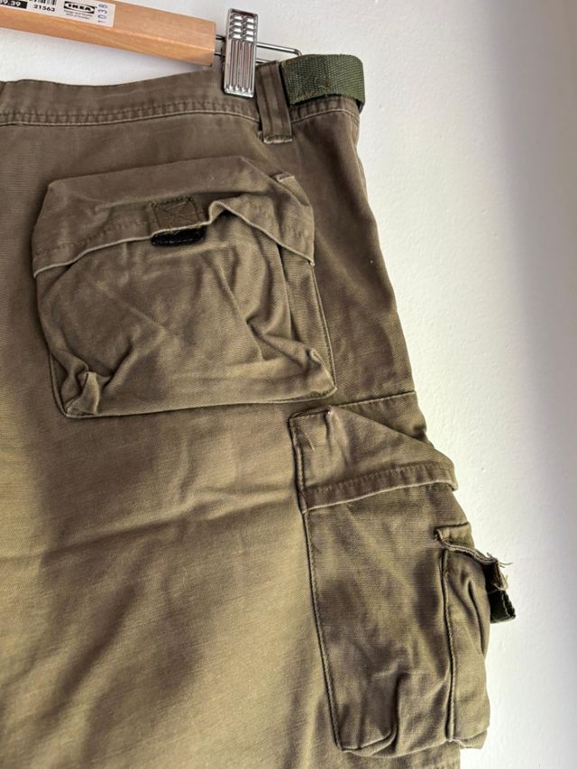 Shorts cargo verde oliva