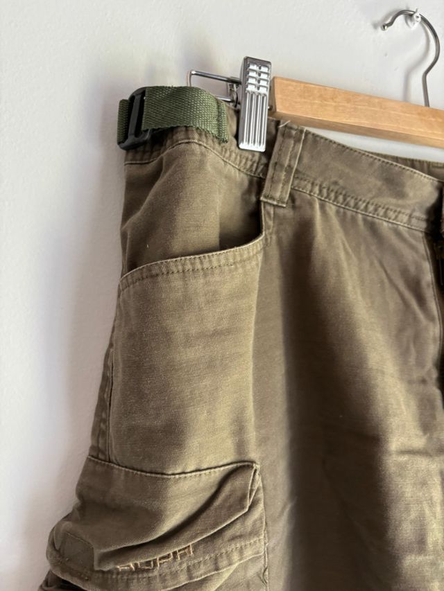 Shorts cargo verde oliva