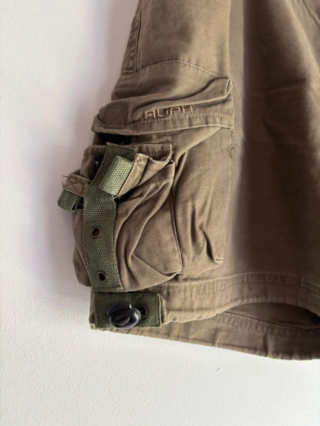 Shorts cargo verde oliva