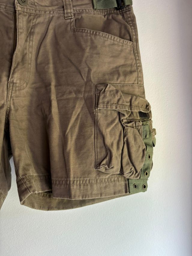 Shorts cargo verde oliva