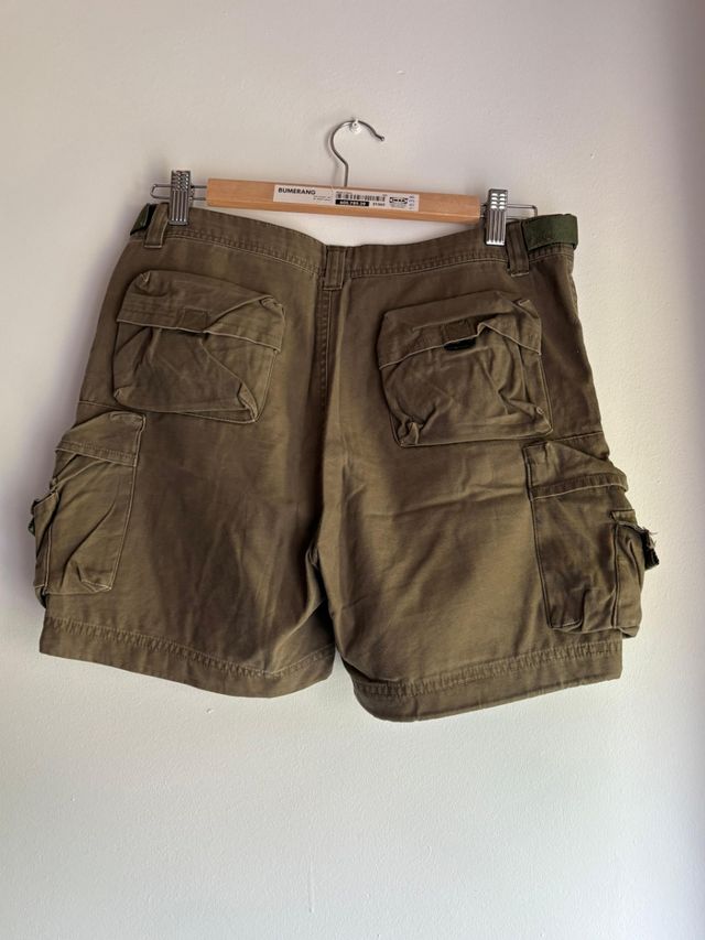 Shorts cargo verde oliva