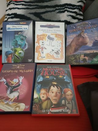 5 Películas Disney DVD - ¡Infantiles!