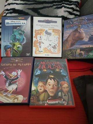 5 Películas Disney DVD - ¡Infantiles!