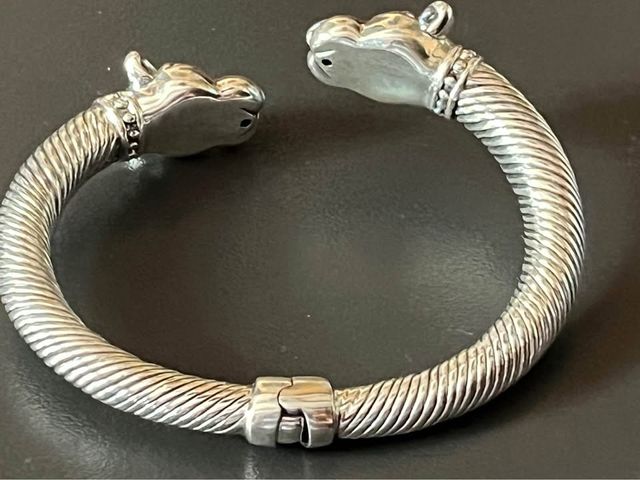 Bracciale Argento Pantere