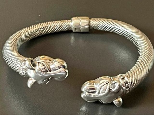 Bracciale Argento Pantere