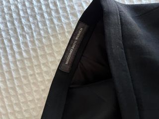 Falda midi negra Massimo Dutti