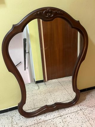 Espejo madera estilo antiguo