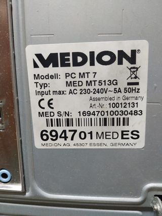 PC Medion Core i3.