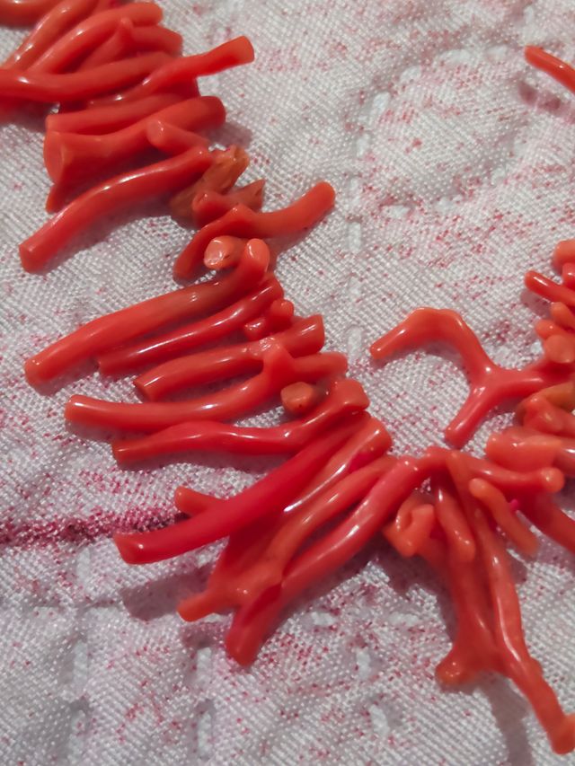 Collana corallo rosso
