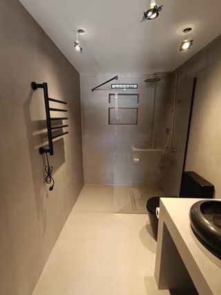 Reformas baño: plato ducha y lavabo
