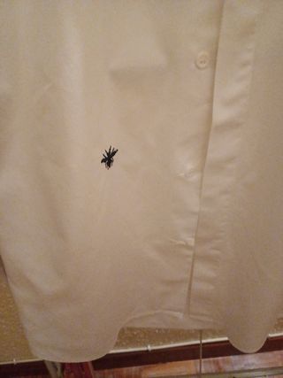 Camisa Cristian  Dior blanca hombre