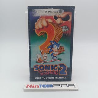 Manual Sonic The Hedgehog 2 Sega Mega Drive