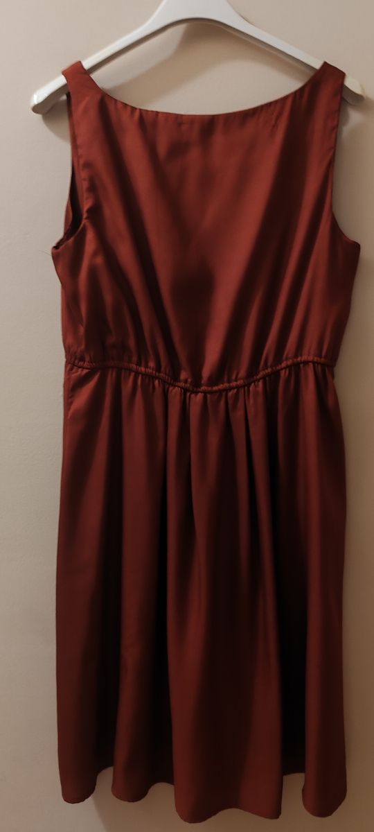 Vestido marrón cóctel/fiesta