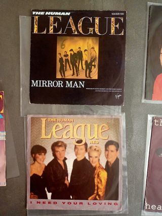 The Human League: 5 vinilos single 7"