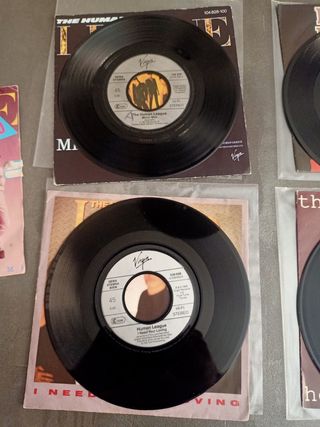 The Human League: 5 vinilos single 7"