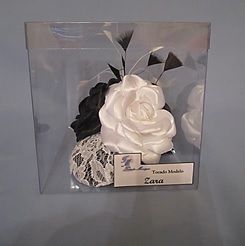Tocado para bodas, fiestas y otros eventos