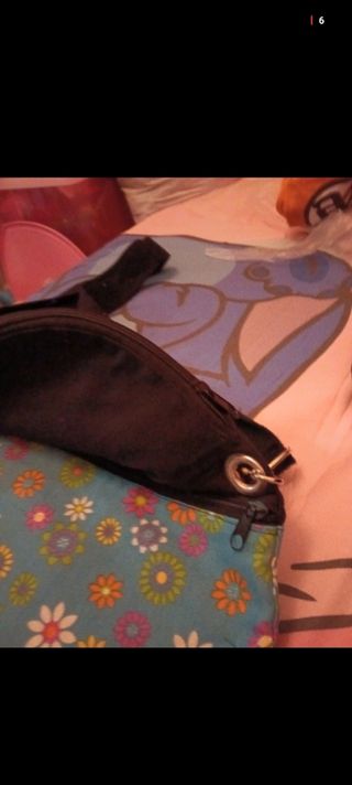 Bolso bandolera flores
