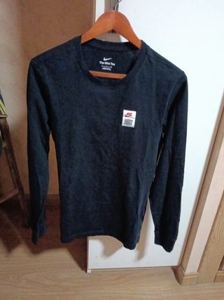 Sudadera camiseta fina  Nike negra - Talla M