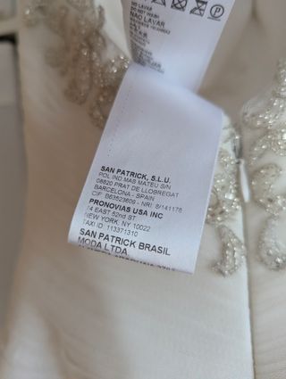 Vestido novia talla XS - Blanco
