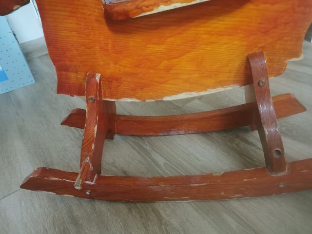 Caballito mecedora madera vintage