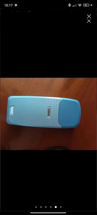 Nokia 3120 - móvil vintage azul-plateado