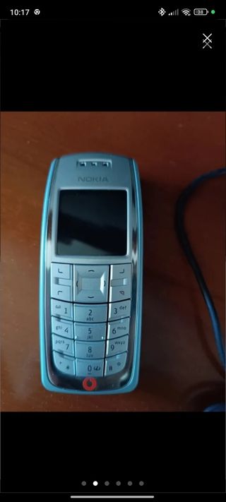 Nokia 3120 - móvil vintage azul-plateado