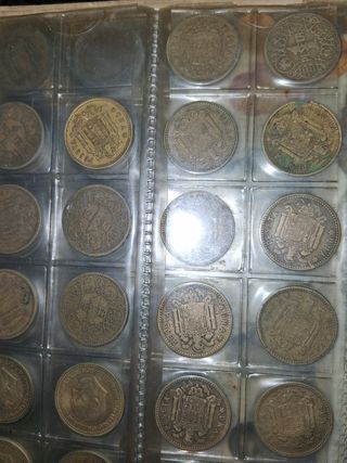 Album Monedas 1 Peseta Franco